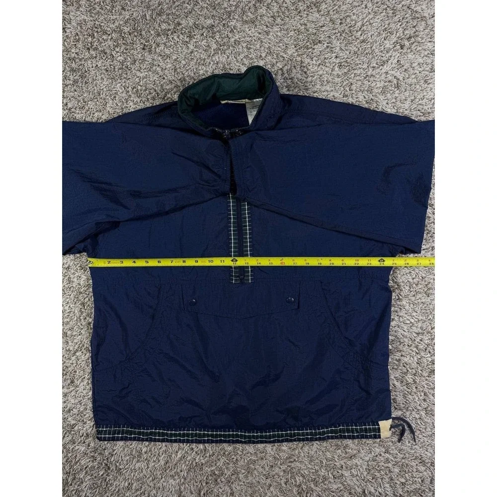 Vintage 90s Nike Windbreaker Nylon Jacket Navy Men's Size Large